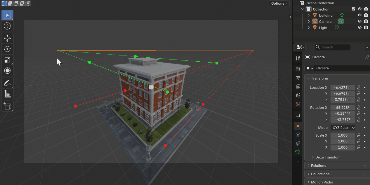 Moving Vanishing Points